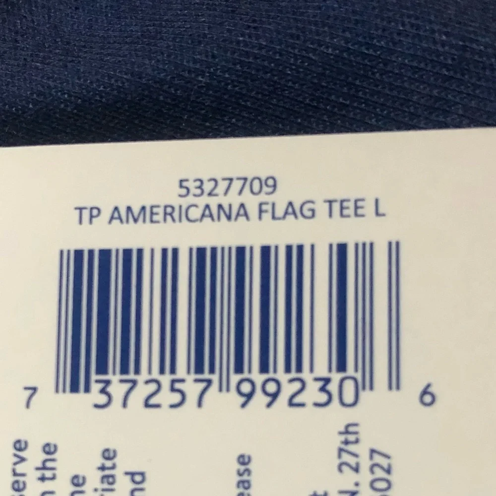 NWT American flag patriotic t-shirt tee L
